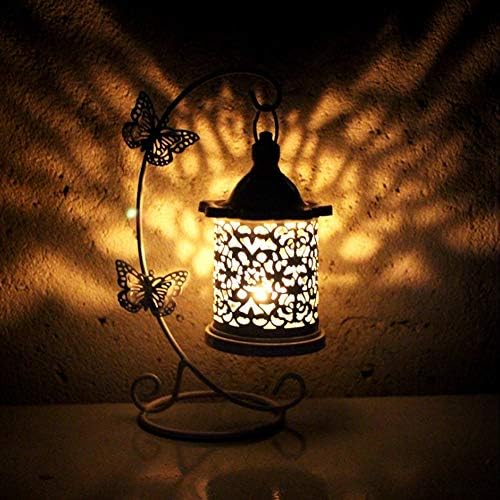 Joyzan Decorative Candle Lantern with Butterfly Hook