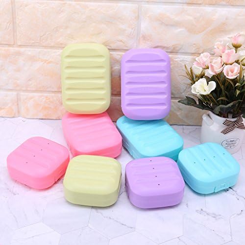 Ozeau Portable Travel Soap Dish Box Holder with Lock