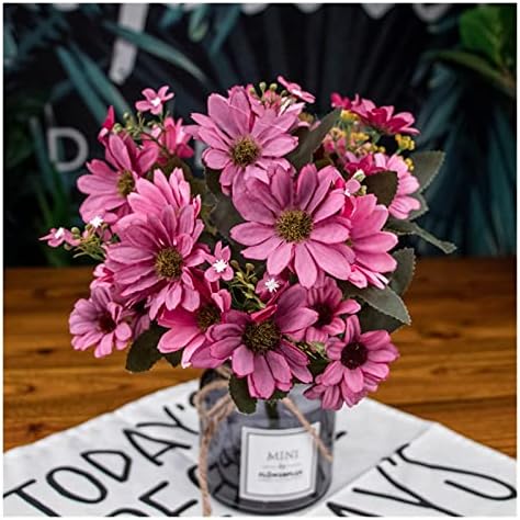 GaRcan Artificial Flowers 21 Heads Silk Daisy Wedding Bouquet