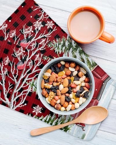 Falaniique Christmas Waffle Towel Set of 2 1