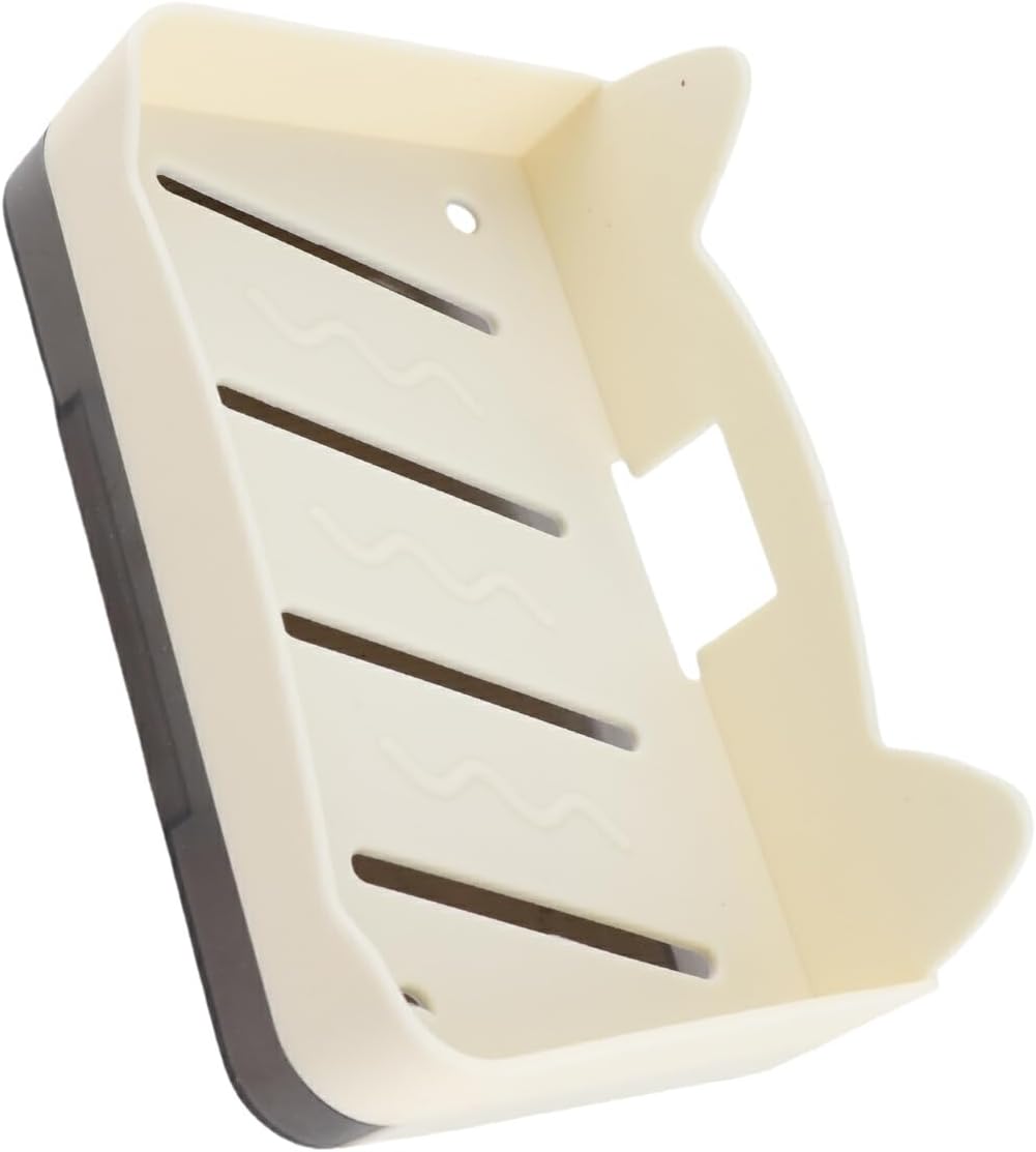 Whimsical Cat Soap Dish with 4 Hooks - Wall Mount Holder