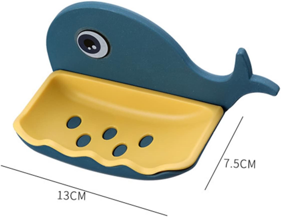 Zerodeko Whale Shape Wall Hanging Soap Holder