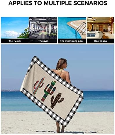 Chees D Zone Retro Stripe Linen Bath Towel Set