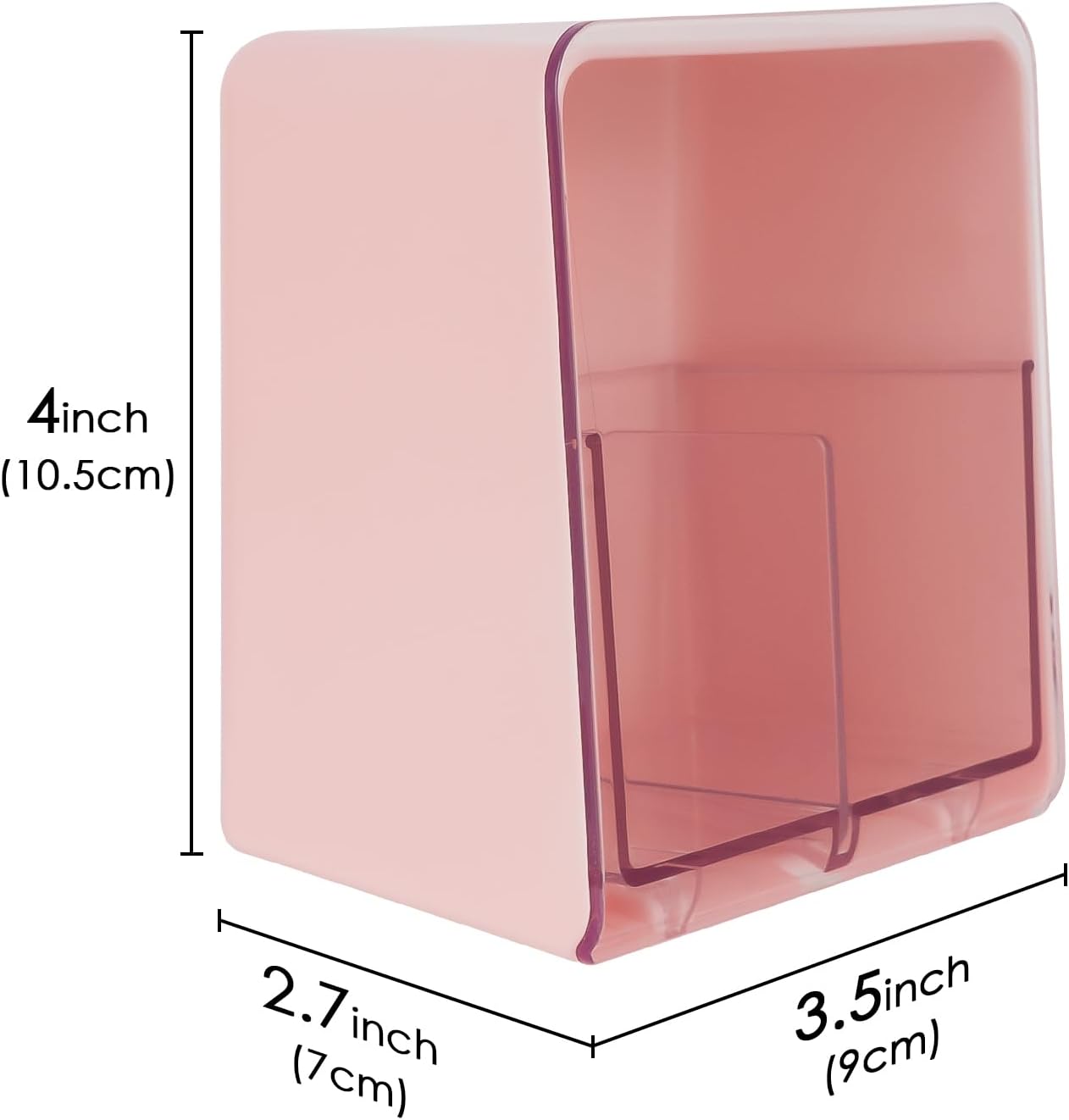 Biiange Cotton Ball Holder Canisters with Two Compartments