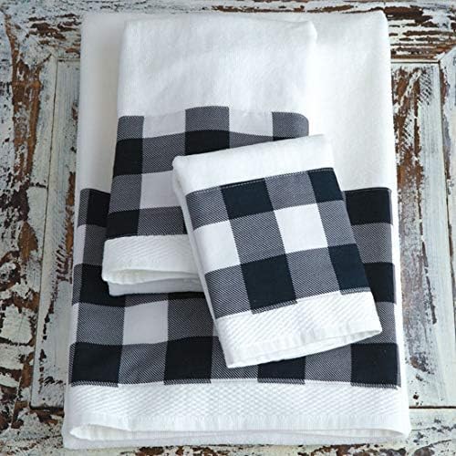 HiEnd Accents Camille 3 Piece Bathroom Towel Set