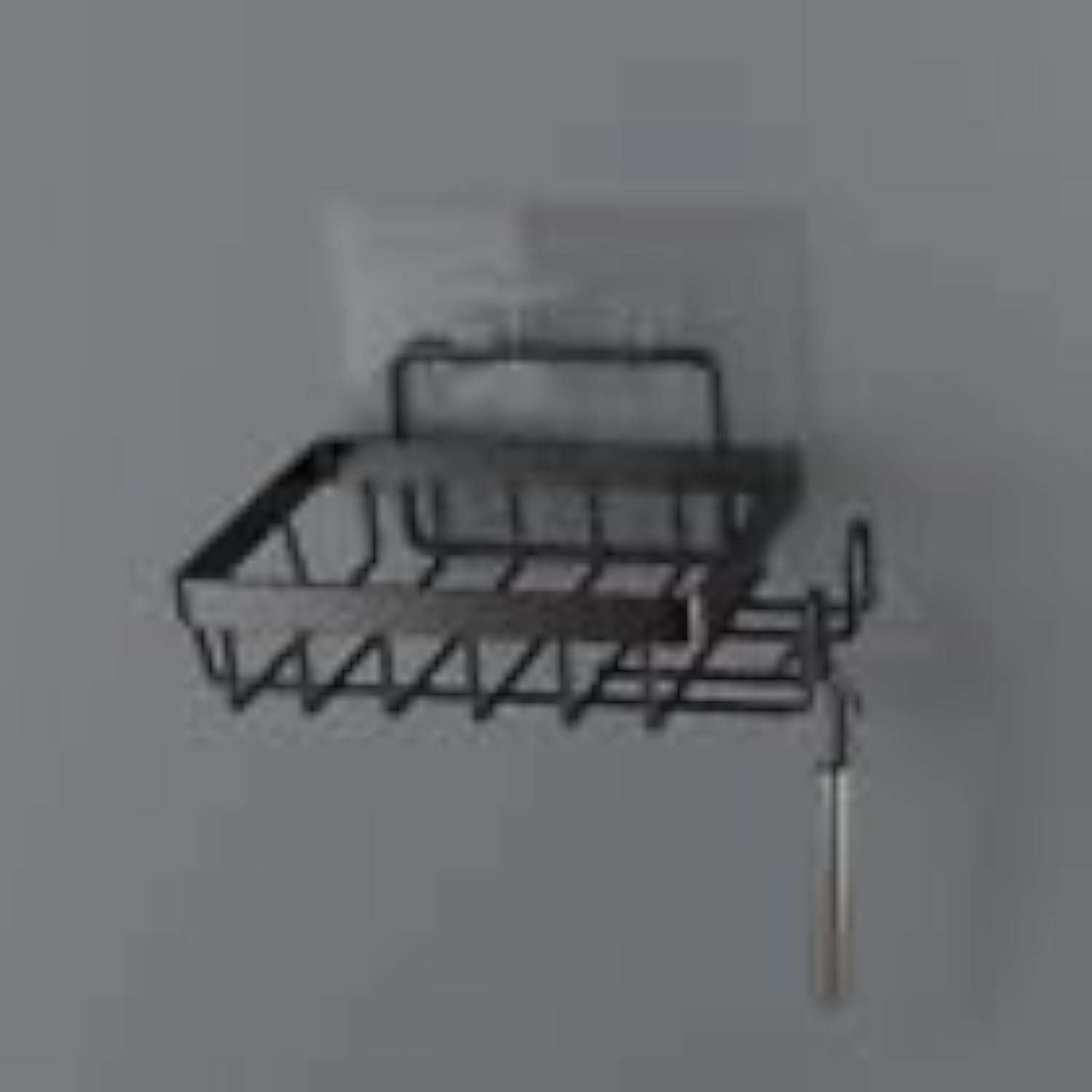 BWESOO Black Adhesive Soap Bar Holder with 2 Hooks