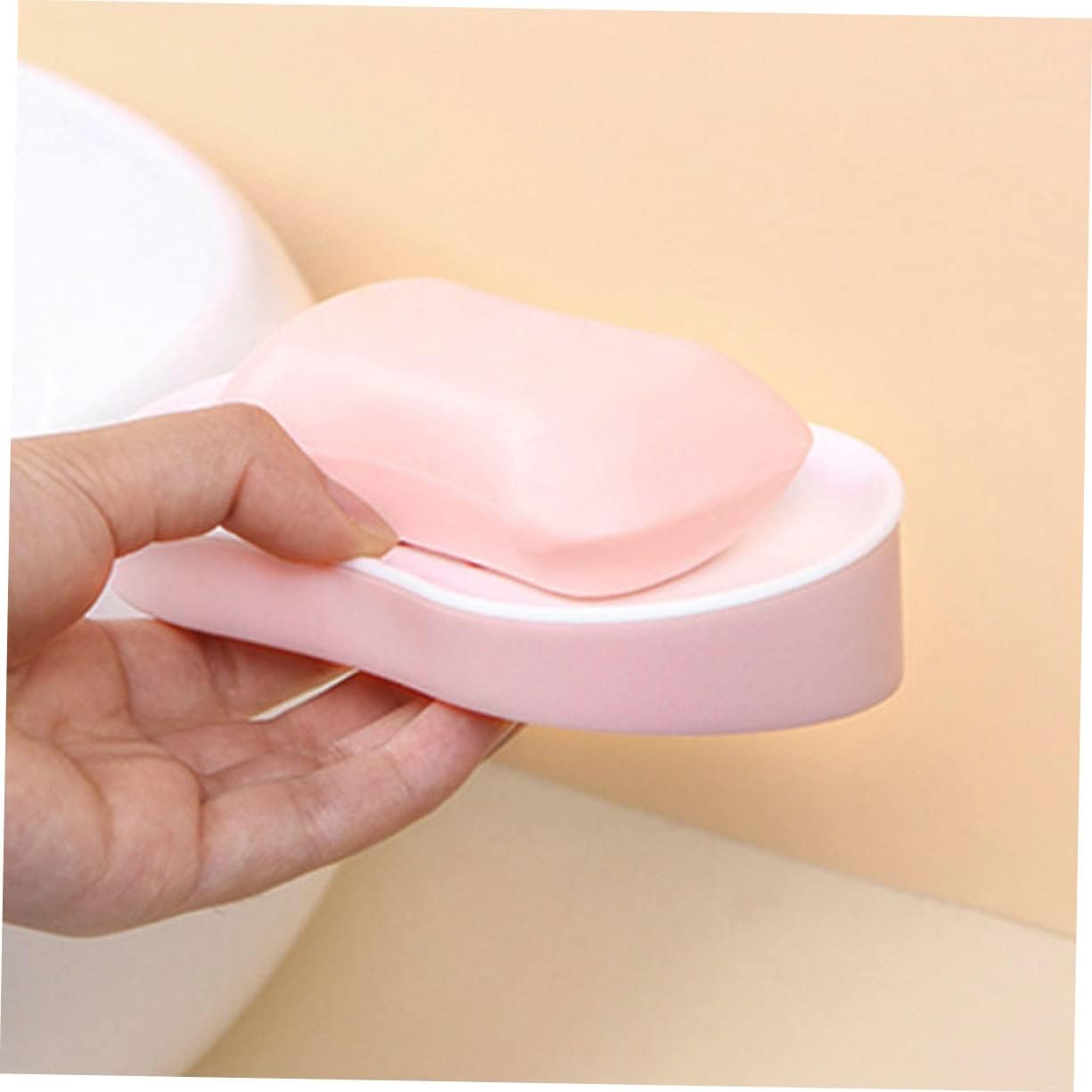 Amosfun Dual Layer Wall Mount Soap Holder