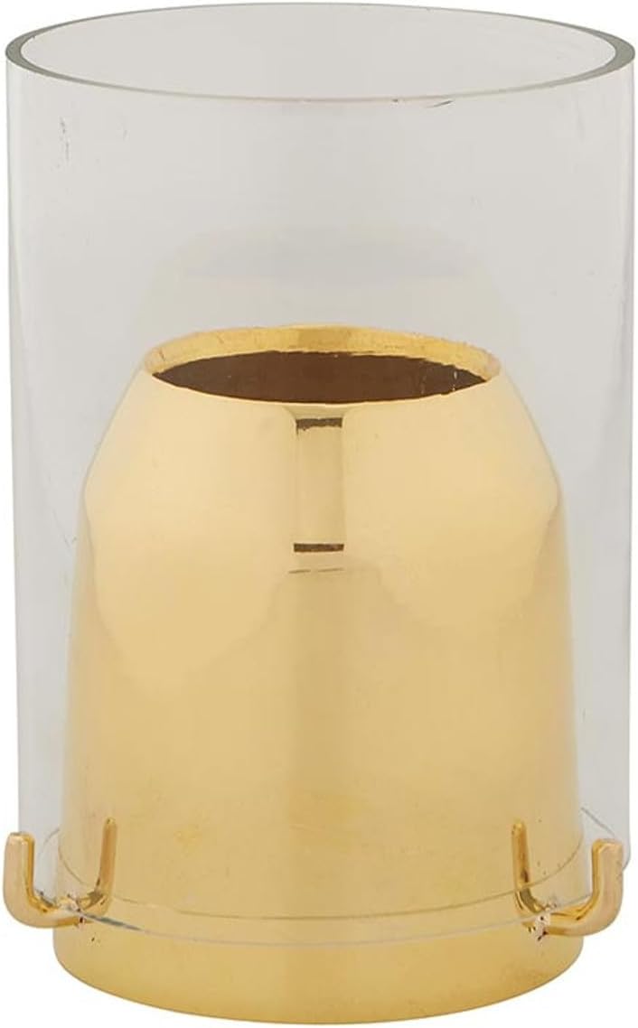 Trinity Church Brass Tone Drip Cup with Glass Shield