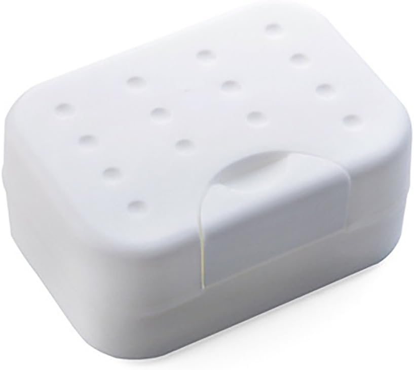 BILIKEYU Travel Soap Dish Box White One Size