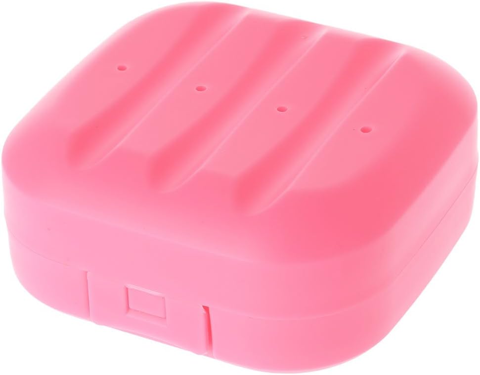 Ozeau Portable Travel Soap Dish Box Holder with Lock