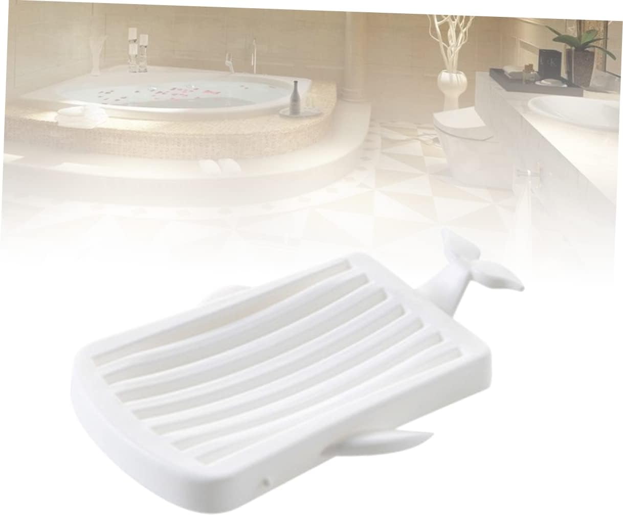 Cabilock Whale-Shaped Soap Dish with Drainage
