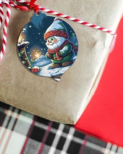 ZFUNCING 6PCS Acrylic Holiday Ornament Set