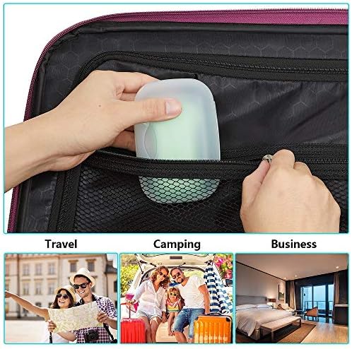 Vonpri Soap Box Holder with Lid - Clear Travel Soap Saver Case