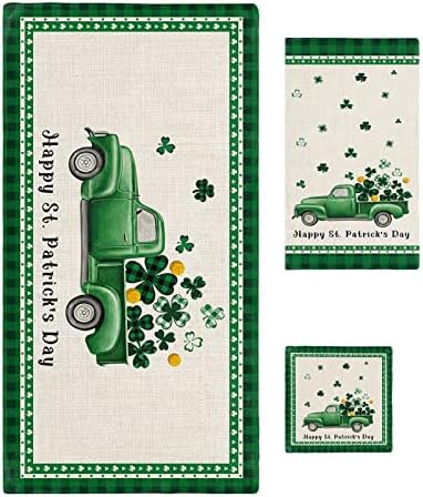 ZOE GARDEN St Patricks Truck Towel Set 1