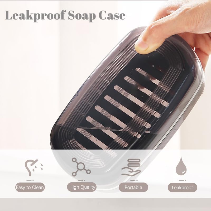Xohairp Soap Case Leakproof Holder for Travel