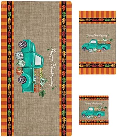 ZOE GARDEN 3-Piece Retro Bathroom Towel Set