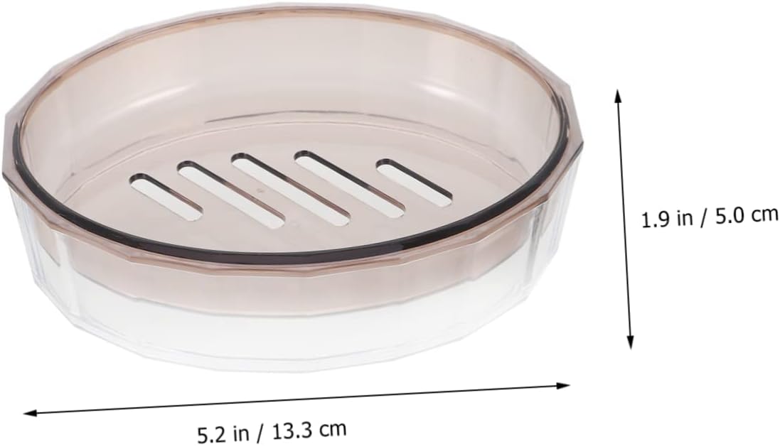 Mobestech 1Pc Creative Soap Draining Dish with Style for Bathroom Storage