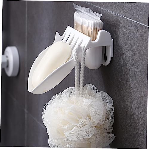 BRIGHTFUFU Wall-Mounted Soap Dish with Draining Holes 1