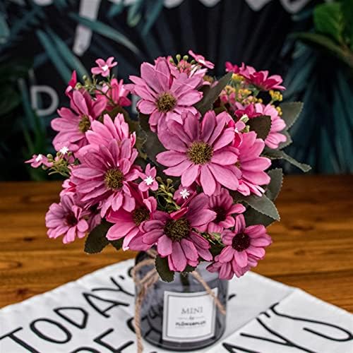 GaRcan Artificial Flowers 21 Heads Silk Daisy Wedding Bouquet
