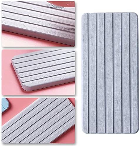 Jcassan Diatomaceous Earth Soap Dish with Anti-Slip Design