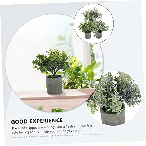 Realistic Artificial Bonsai Set for Living Room