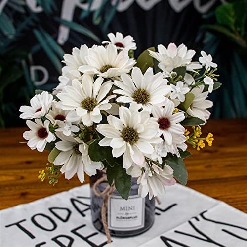 GaRcan Artificial Flowers 21 Heads Silk Daisy Wedding Bouquet