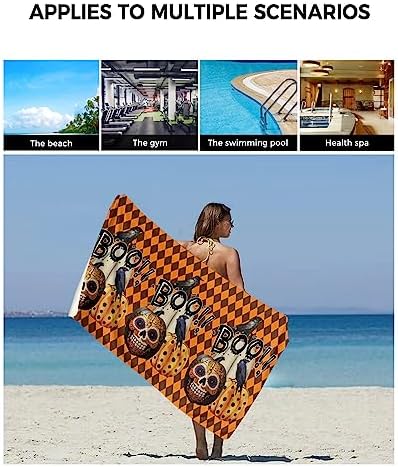 ZOE GARDEN Halloween Towel Set 3-PC Quick Dry Luxury Soft
