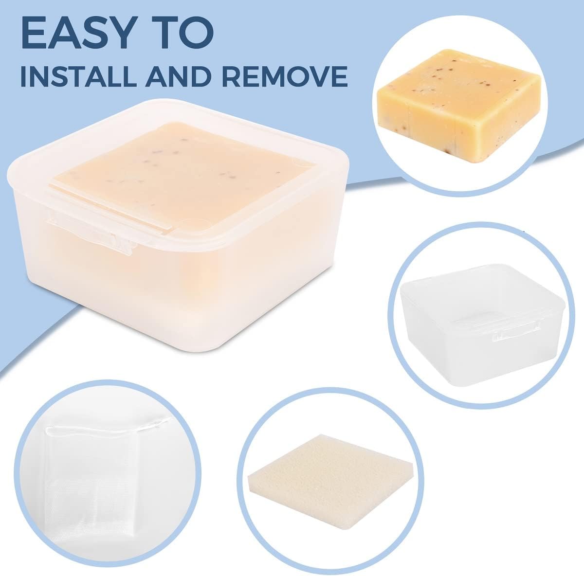 Vonpri Square Travel Soap Container