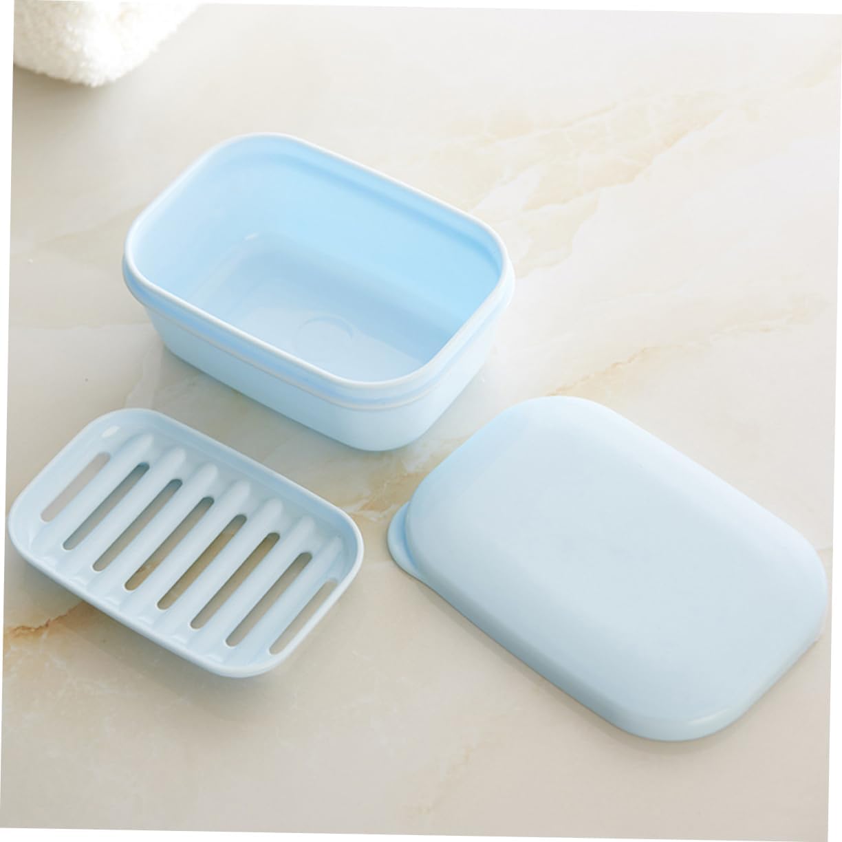 Luxshiny Pp Soap Dish Waterproof Bathroom Holder