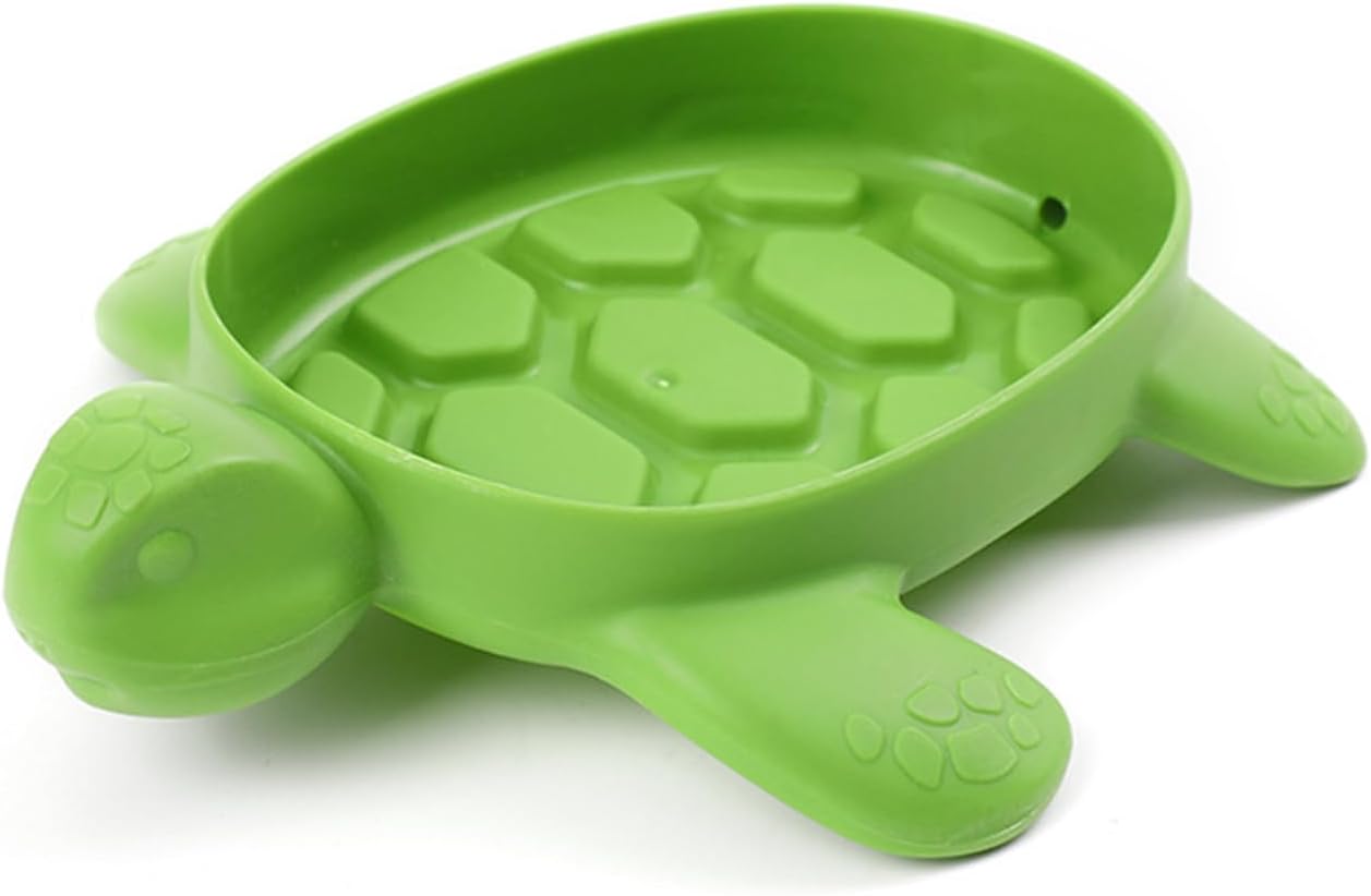 Fewile 1 Pack Green Tortoise Soap Dish