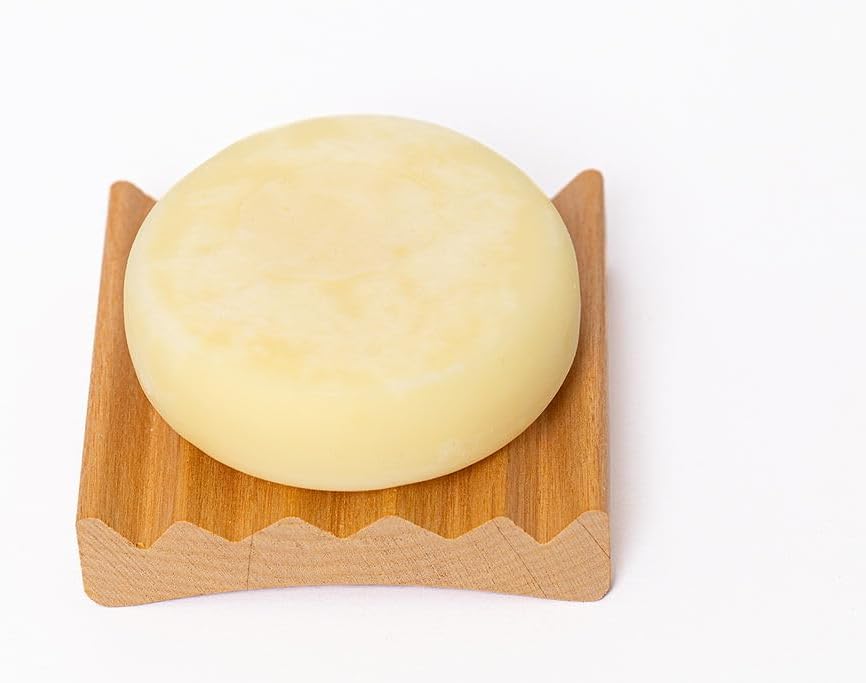 Eco-Friendly Self-Draining Soap Dish - Natural Alder Wood