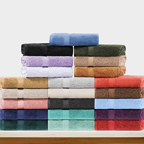 Superior Egyptian Cotton 3-Piece Towel Set in Red