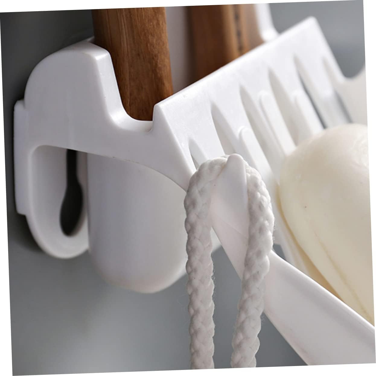 Ciieeo Wall-Mounted Soap Holder with Draining