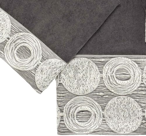 Avanti Linens - 3pc Towel Set Soft Absorbent Cotton Towels Galaxy Collection Granite