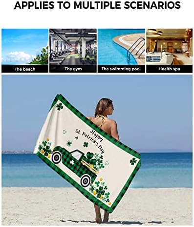 ZOE GARDEN St Patricks Plaid Towel Set 1