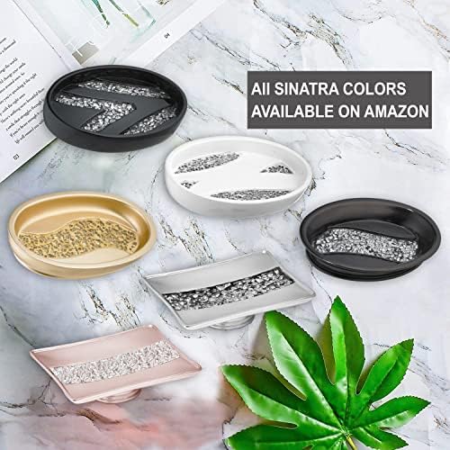 Popular Bath Sinatra Modern Soap Dish - Black