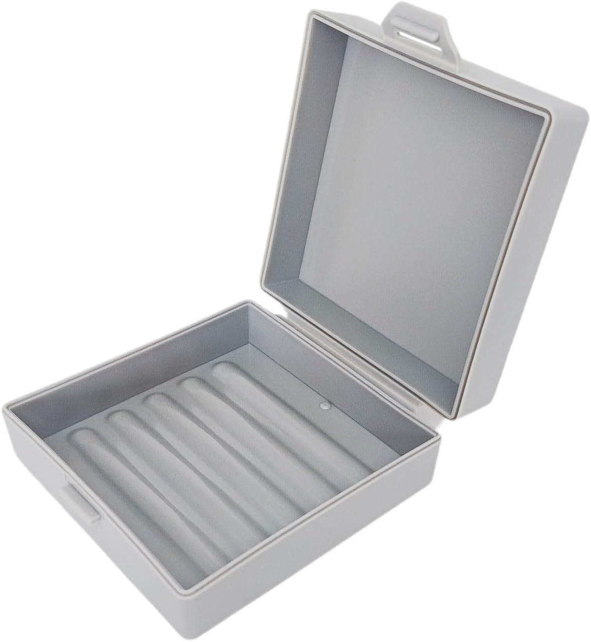Elimeta Square Soap Dish Holder for Travel with Lid