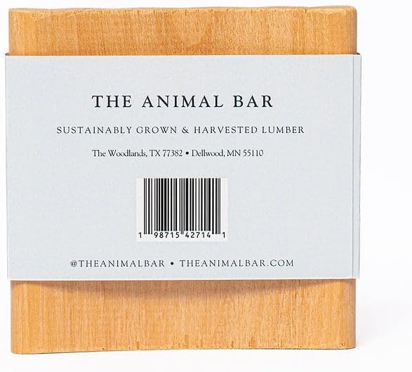 Eco-Friendly Self-Draining Soap Dish - Natural Alder Wood