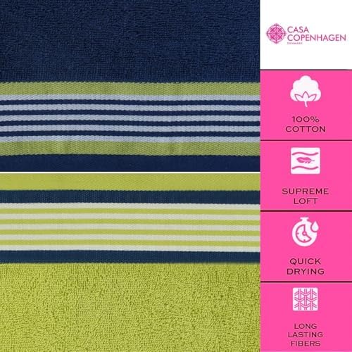 CASA COPENHAGEN He She Towel Set 6 Pieces
