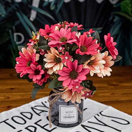 GaRcan Artificial Flowers 21 Heads Silk Daisy Wedding Bouquet