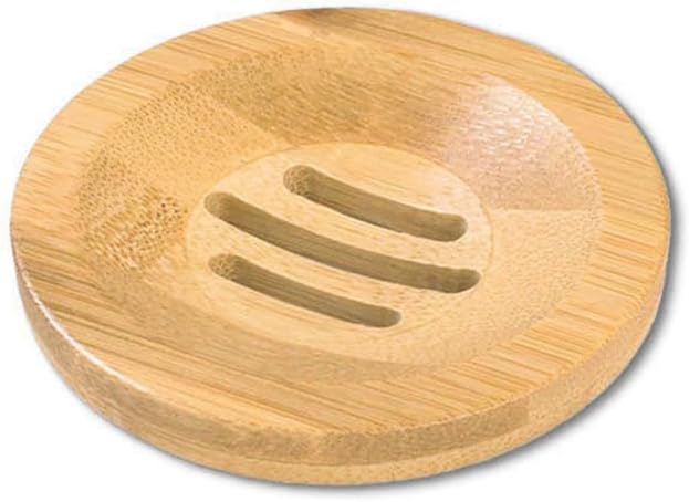 AKOAK Bamboo Soap Holder for Shower and Sink