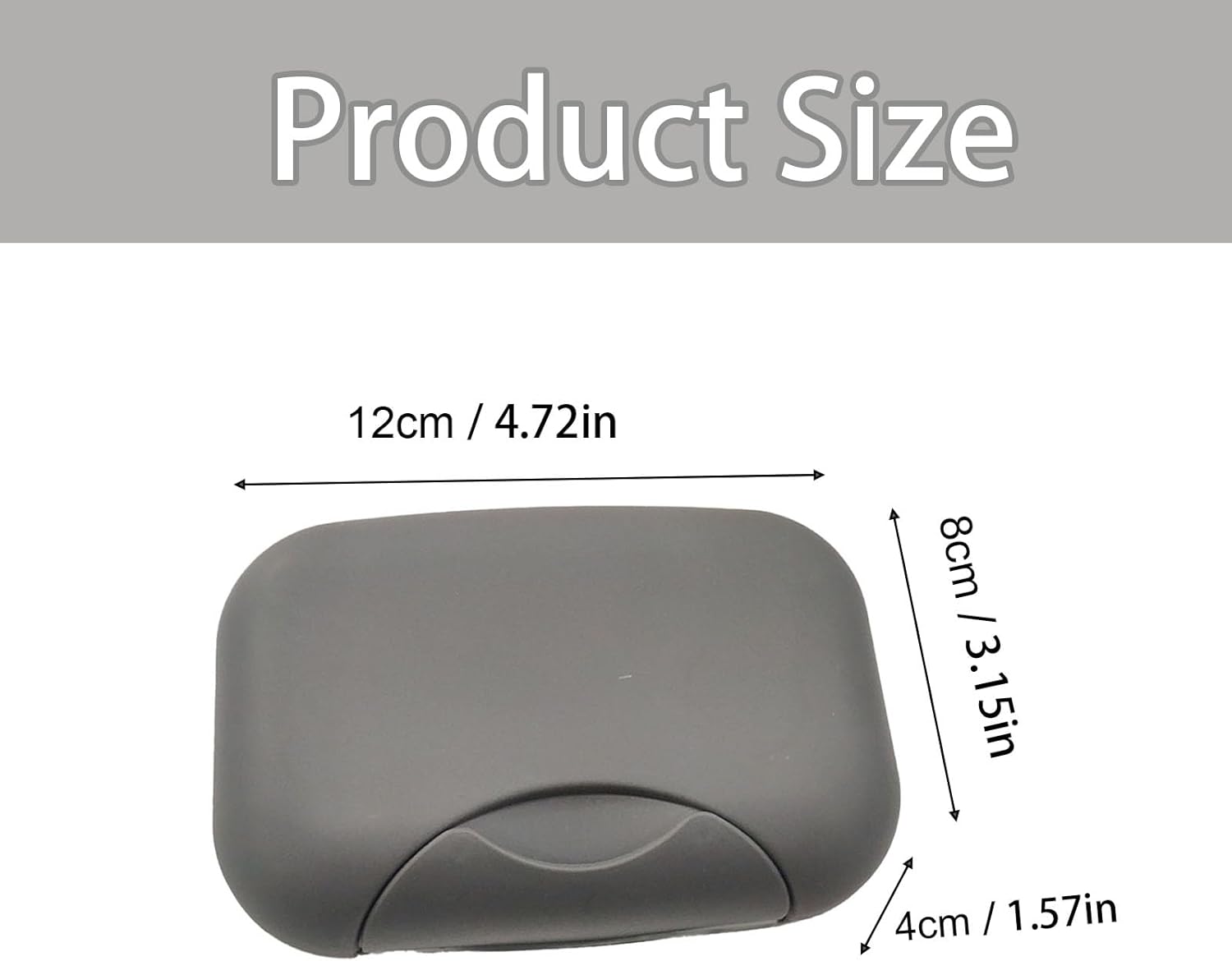 Enforose Leakproof Soap Dish with Lock and Lid