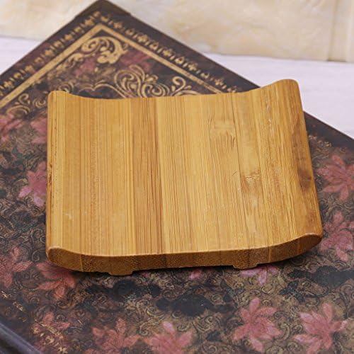 Bamboo Soap Holder Dish for Bathroom and Kitchen
