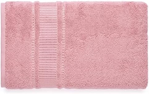 Melissa Linen 2 Piece Pink Turkish Cotton Bath Towel Set