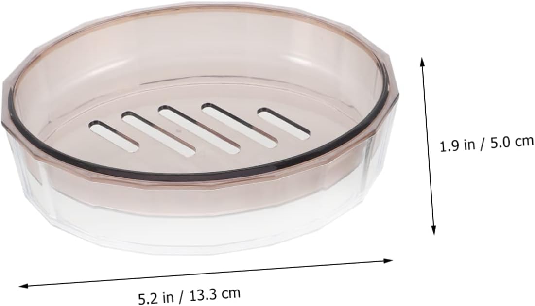 PRETYZOOM Self-Draining Bathroom Soap Dish with Drain