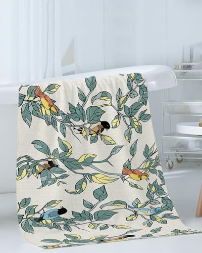 Smile Sunflower 3 Pcs Bath Towel Set Soft Linen Texture