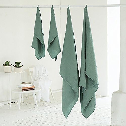 LinenMe Spa Green Big 2 Hand Towel Set