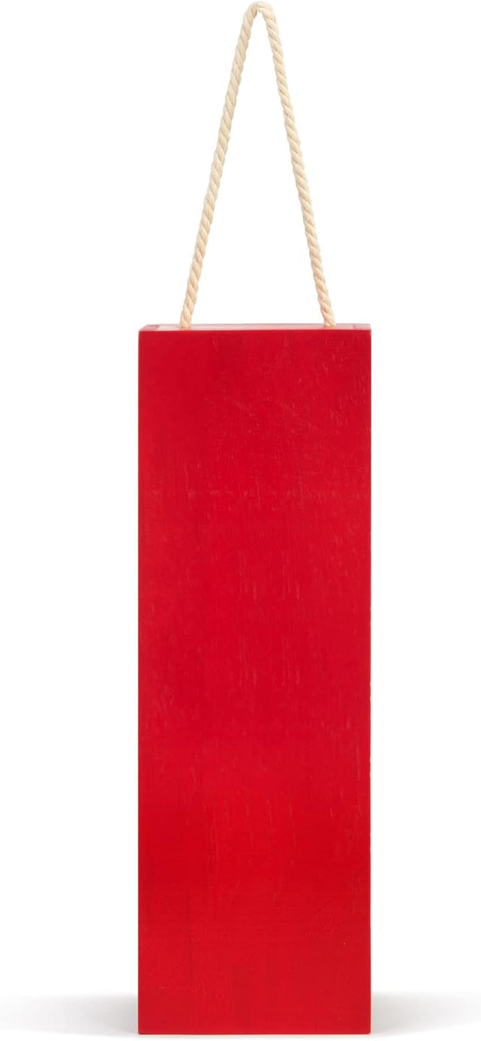 DEMDACO Red Pine Wine Lantern with LED Light