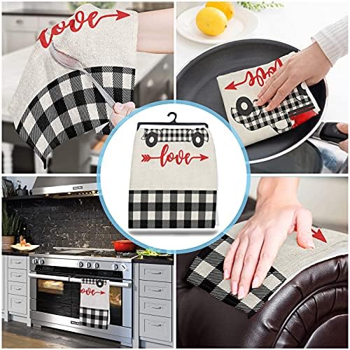 Rocking Giraffee 4 Pack Microfiber Kitchen Towels 1
