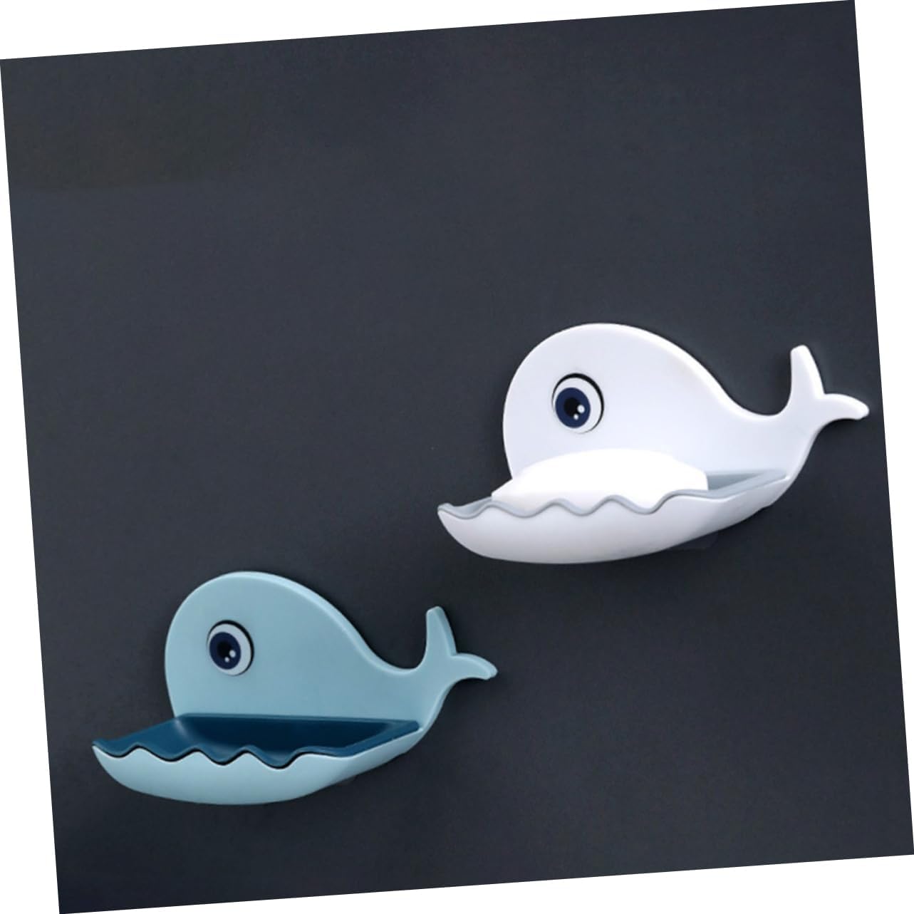 Alipis Whale Shaped Adhesive Soap Dish 1